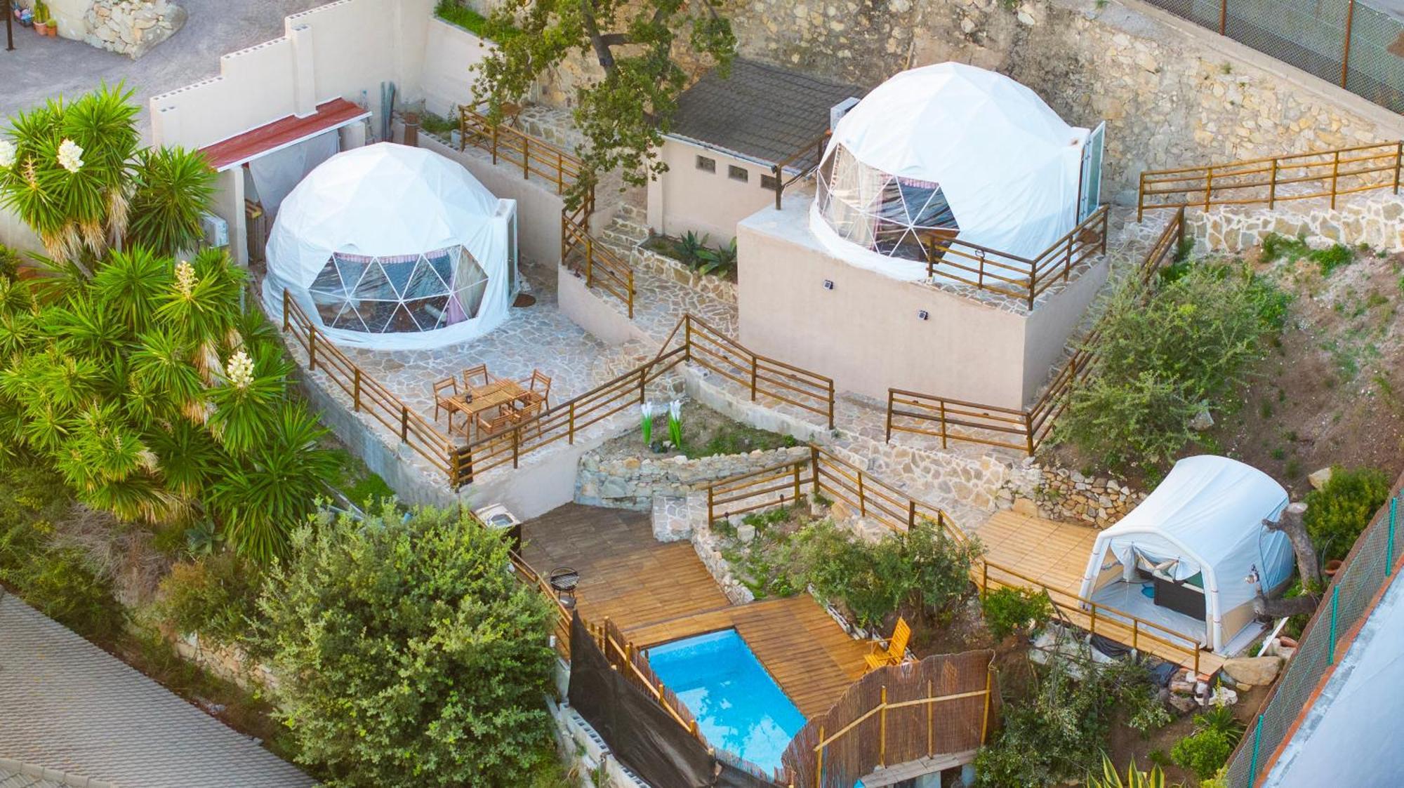 Вилла Aaa View Private Terrace Outdoor Heated Hot Tub Family Fun Бадалона Экстерьер фото